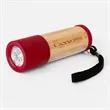 Sleek Bamboo 9 LED Flashlight | https://www.bestnamebadges.com