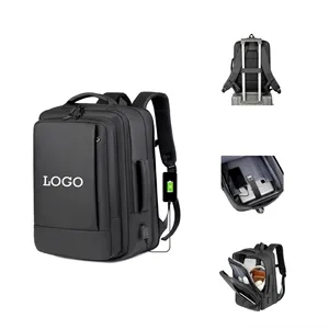 Computer backpack with USB charging port