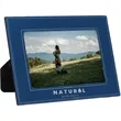 8" x 10" Blue & Silver Leatherette Photo Frame | https://www.bestnamebadges.com