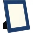 8" x 10" Blue & Silver Leatherette Photo Frame | https://www.bestnamebadges.com