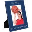 5" x 7" Blue & Silver Leatherette Photo Frame | https://www.bestnamebadges.com