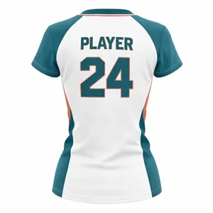 Sublimated Women's Football Fanwear Jersey Interlock 180GSM