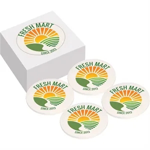 Ceramic 4 Coaster Set