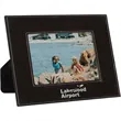 5" x 7" Black & Silver Leatherette Photo Frame | https://www.bestnamebadges.com