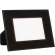 5" x 7" Black & Silver Leatherette Photo Frame | https://www.bestnamebadges.com
