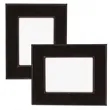 5" x 7" Black & Silver Leatherette Photo Frame | https://www.bestnamebadges.com