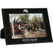8" x 10" Black & Silver Leatherette Photo Frame | https://www.bestnamebadges.com