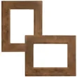 5" x 7" Rustic & Gold Leatherette Photo Frame | https://www.bestnamebadges.com