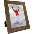8" x 10" Rustic & Gold Leatherette Photo Frame | https://www.bestnamebadges.com