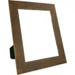 8" x 10" Rustic & Gold Leatherette Photo Frame | https://www.bestnamebadges.com