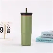 Double-layer Stainless Steel Coffee Tumbler with Lid | https://www.bestnamebadges.com