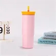Double-layer Stainless Steel Coffee Tumbler with Lid | https://www.bestnamebadges.com