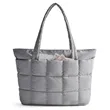 Puffer Work Tote Handbag | https://www.bestnamebadges.com