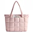 Puffer Work Tote Handbag | https://www.bestnamebadges.com