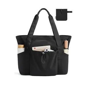 Foldable Tote Bag with Drawstring Bag
