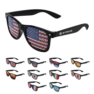2026 FIFA World Cup National Flag Fan Pinhole Sunglasses
