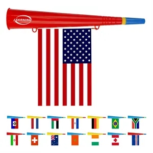 2026 World Cup Fan Cheer Horn With Detachable Flag