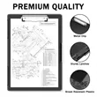 Plastic Clipboard with Storage | https://www.bestnamebadges.com