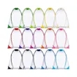 Clear Stadium Drawstring Backpack | https://www.bestnamebadges.com