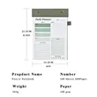 Notepad with Date on Top | https://www.bestnamebadges.com