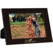8" x 10" Black & Gold Leatherette Photo Frame | https://www.bestnamebadges.com