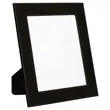 8" x 10" Black & Gold Leatherette Photo Frame | https://www.bestnamebadges.com