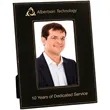 4" x 6" Black & Gold Leatherette Photo Frame | https://www.bestnamebadges.com