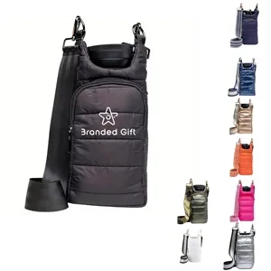 Water Bottle Carrier Bag with Phone Pocket