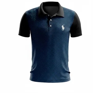 Unisex Sublimation Short Sleeve Polo Pinhole Mesh 150G 