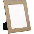 8" x 10" Light Brown Leatherette Photo Frame | https://www.bestnamebadges.com