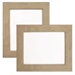 8" x 10" Light Brown Leatherette Photo Frame | https://www.bestnamebadges.com