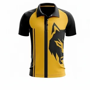 Unisex Sublimated Heavyweight Short Sleeve Polo Shirt 280G