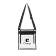 Clear PVC Crossbody Stadium Bag 9" X 10" | https://www.bestnamebadges.com