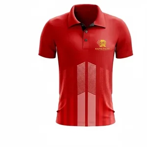 Unisex Silk-Feel Sublimated Short Sleeve Polo 180GSM