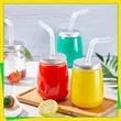 Transparent Disposable Beverage Storage Bottles | https://www.bestnamebadges.com