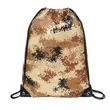 210D Waterproof Camo Sports Drawstring Bag | https://www.bestnamebadges.com