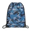 210D Waterproof Camo Sports Drawstring Bag | https://www.bestnamebadges.com