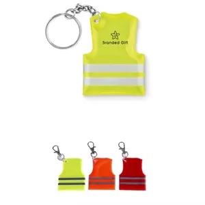 Reflective Keychain Tags Vest Shape