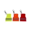 Reflective Keychain Tags Vest Shape | https://www.bestnamebadges.com