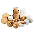 Paper Soup Containers with Lids | https://www.bestnamebadges.com