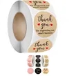 Kraft Paper Sealing Stickers | https://www.bestnamebadges.com