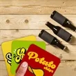 3.5" Circular/Square Pulpboard Coaster - Double-sided | https://www.bestnamebadges.com