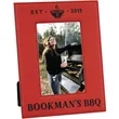 4" x 6" Red Leatherette Photo Frame | https://www.bestnamebadges.com