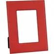 4" x 6" Red Leatherette Photo Frame | https://www.bestnamebadges.com