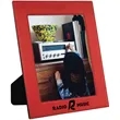 8" x 10" Red Leatherette Photo Frame | https://www.bestnamebadges.com