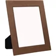 8" x 10" Dark Brown Leatherette Photo Frame | https://www.bestnamebadges.com