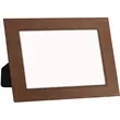 8" x 10" Dark Brown Leatherette Photo Frame | https://www.bestnamebadges.com