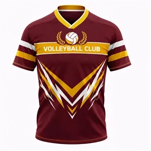 Men's Sublimated Short Sleeve Volleyball Jersey 160GSM