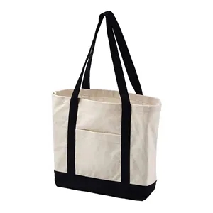 Canvas Boat Tote Bagedge | https://www.bestnamebadges.com