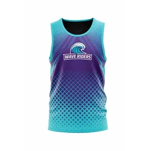 Unisex Sublimated Jersey Style Tank Top Interlock 150G